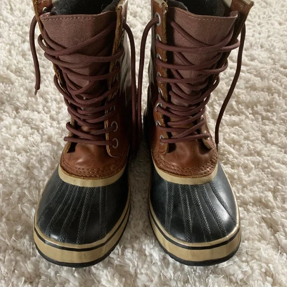 Sorel Brown and Black Winter Boots CARIBOU HORIZON™ GTX Men main image 4